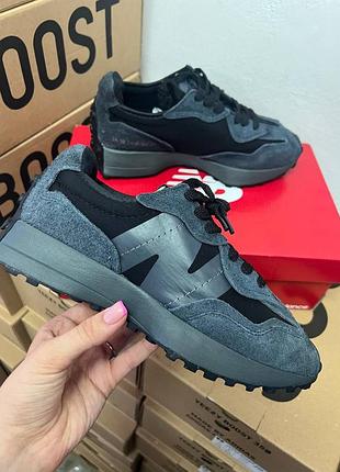 Кроссовки кросівки new balance 327 dark grey