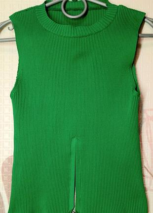 Топ женский короткий в рубчик