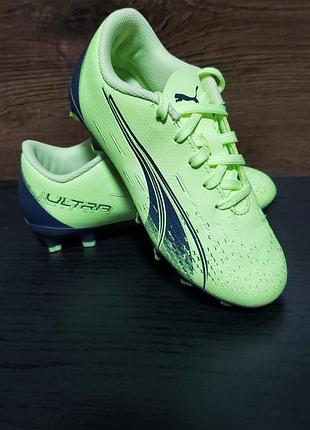 Детские футбольные бутсы puma ultra play football