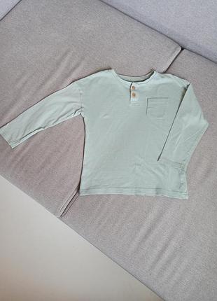 Легкий лонгслив на мальчика 4-5 лет