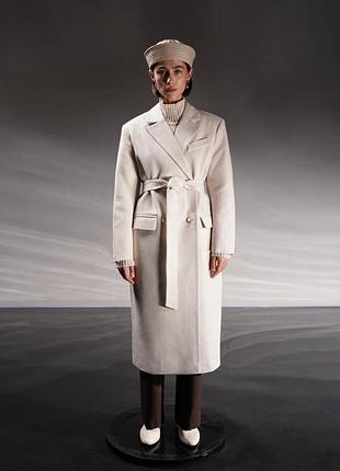 Пальто демисезонное с кашемиром