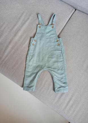 Льняной комбинезон на 6-9 мес