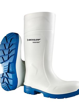 Чоботи резинові білі dunlop multigrip s4, -20°c