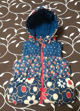 Жилетка демісезонна на дівчинку 1,5-2 роки, фірми next
