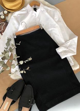 Нова дуже якісна шерстяна спідниця олівець від відомого люксового бренду