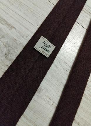 Шерстяной винтажный галстук inigo jones унисекс узкий галстук из шерсти винтаж английская6 фото