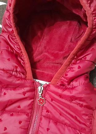Жилетка демисезонная на девочку 1 года, фирменная2 фото
