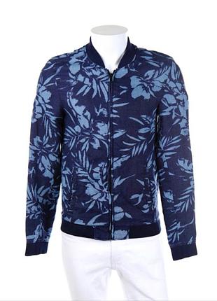 Куртка бомбер с узором с цветами zara man