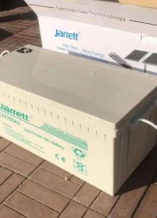 Гелевая аккумуляторная батарея мощная и безопасная jarrett 12v 250ah gelled electrolite