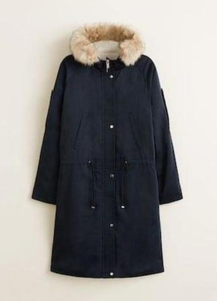 Mango женская парка navy