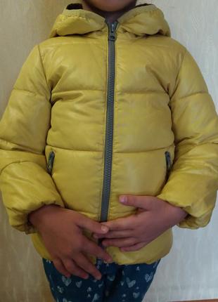 Тепла куртка benetton (бенетон) 2-4 роки