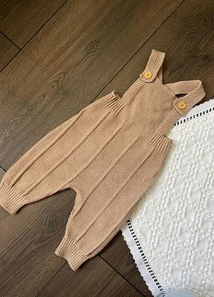 Вʼязаний комбінезон ромпер shein 1-3 міс