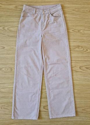Джинсы вилветовые женские h&m размер eur 34 original