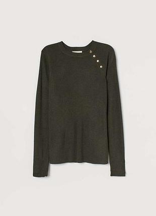 Джемпер h&m базовый вязаный