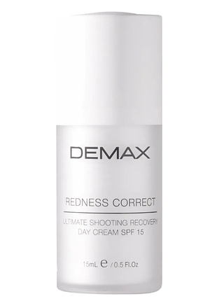 Регенерирующий крем-флюид demax redness correct ultimate soothing recovery day cream spf 15, 15 мл