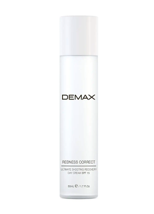 Регенерирующий крем-флюид demax redness correct ultimate soothing recovery day cream spf 15, 30 мл