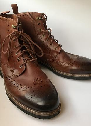 Ботинки броги clarks brogue ankle boots batcombe lord