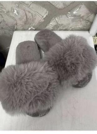 Тапки женские меховые