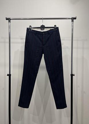 Мужские брюки scotch&soda синие дизайнерские