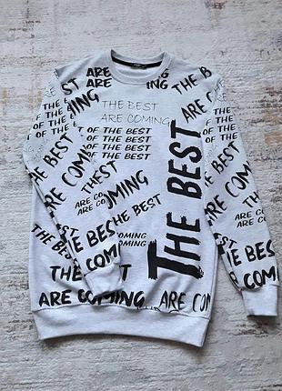 Стильный удлинённый свитшот, 46?-48-50?, хлопок, лайкра, zero time