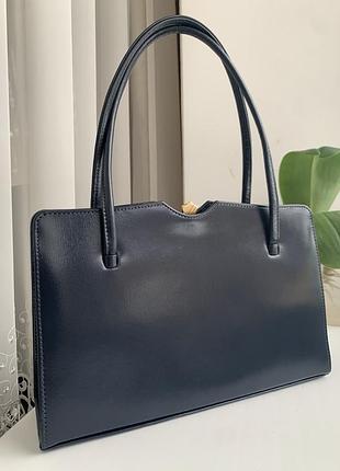Сумка vintage elbief england hand bag le soir кожаная.