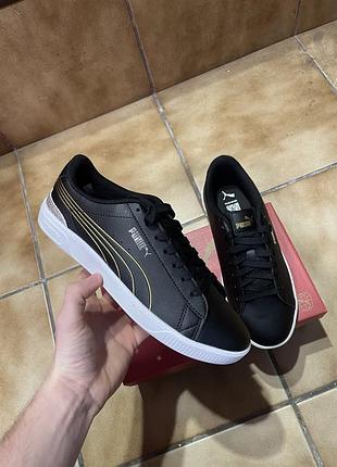 Жіночі кросівки puma чорні кеди класичні нові оригінал casual пума