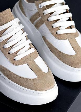 Стильные кожаные кроссовки 😍 36-40 размеры