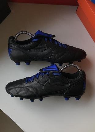 Nike tiempo, справжня шкіра, копи, бутци, взуття для гри у футбол