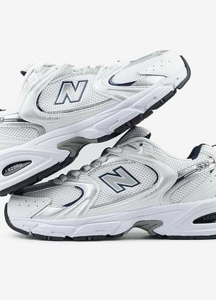 New balance 530 white blue silver 35-44