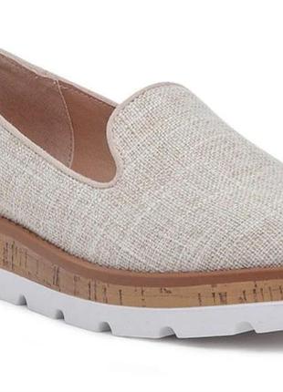 Papaya size 36 факт на 35,5 бежевые кроссовки слипать с полотна на прочной подошве