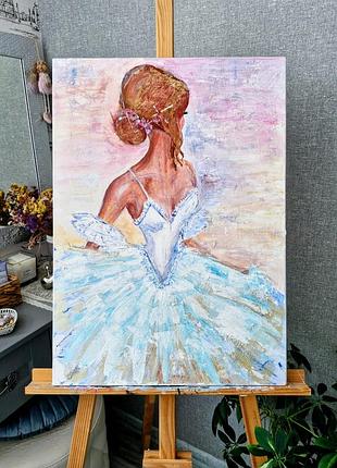 Картина "балерина". hand made.