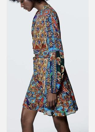 Ніжна сукня у принт zara 🌿