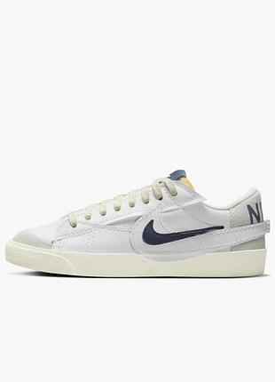 Мужские кроссовки nike blazer low 77 jumbo se white (fd0378-121)