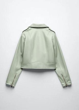 Кожанка zara 3