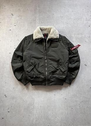Alpha industries ma-1 bomber jacket original sherpa бомбер куртка