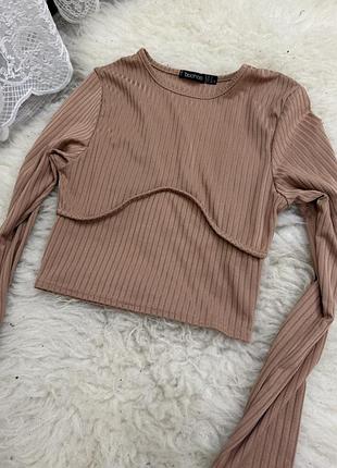Кофта реглан рубчик