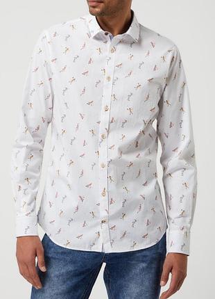 Сорочка чоловіча біла бавовна р.м