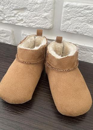 Угги детские next на искусственном меху 6-12 мес