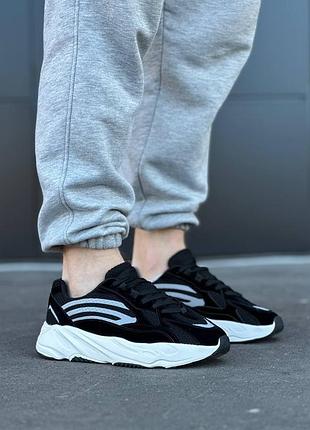 Чоловічі кросівки демісезонні чорні супер якість