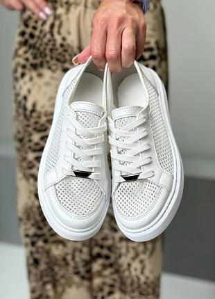 Кеды натуральная кожа