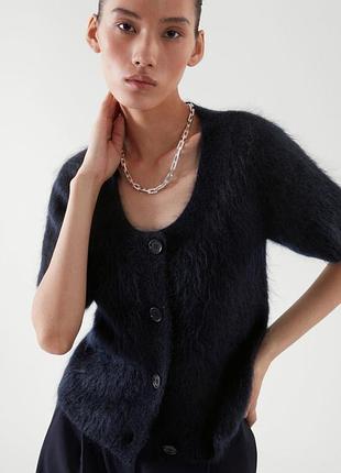 Мохеровий кардиган  cos,  shot-sleeve mohair