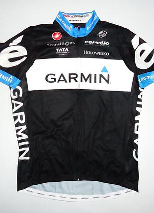 Велофутболка  castelli rosso corsa garmin cervelo uci jersey (xxl)