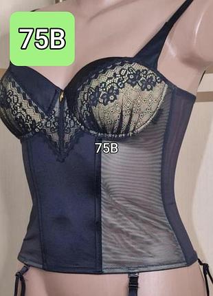 Sexi 75b изысканный корсет с кружевом