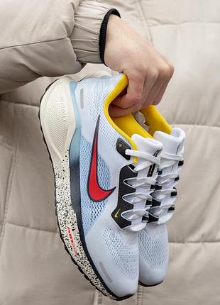 Кроссовки Purple nike air zoom pegasus 41 white blue yellow