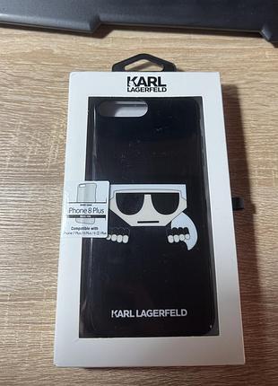 Чохол karl lagerfeld для apple iphone 6, 6 s plus .7 plus/8 plus black