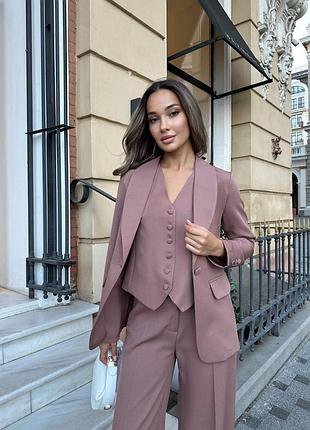 Костюм 3-ка (пиджак + палацио+жилет)