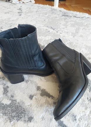 Кожаные ковбойки, размер 37