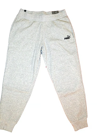 Puma женские флисовые спортивные штаны джоггеры  women's essential sweat pants fleece light gray