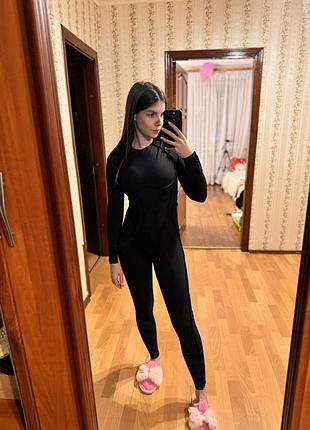 Спортивний безшовний комбінезон фітнес