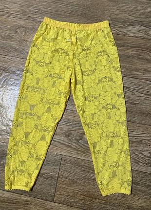 Лосини бриджі мереживо